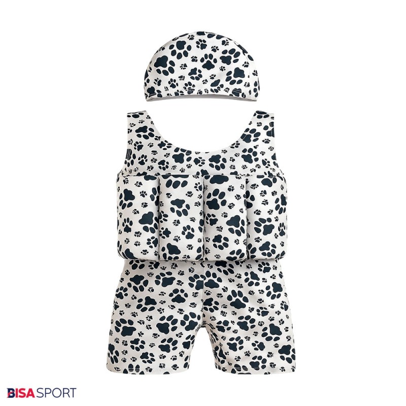 مایو شناور اسفنج دار بچگانه طرح رد پا