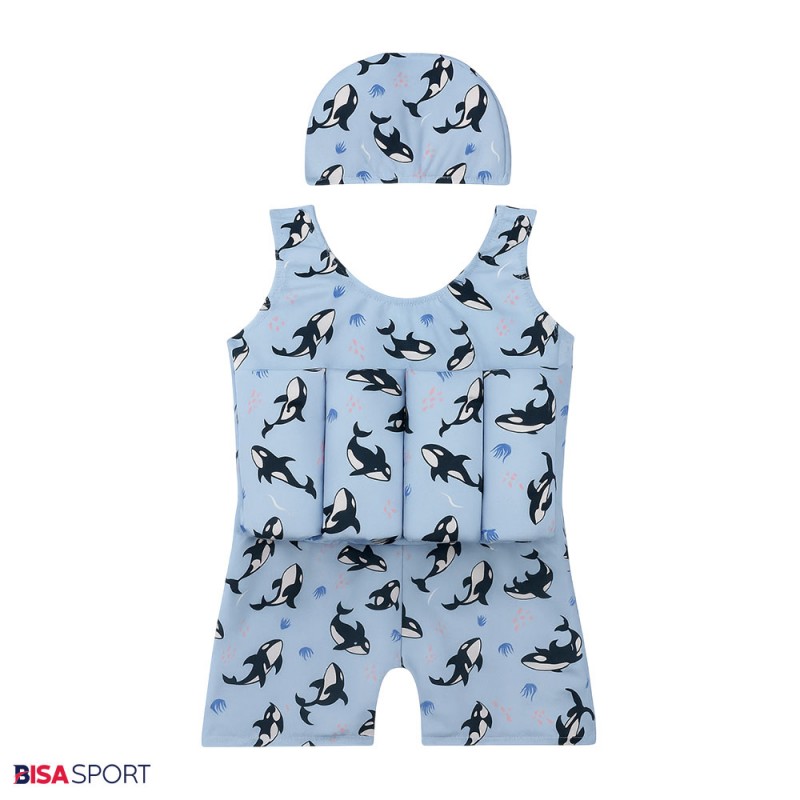 مایو شناور اسفنج دار  بچگانه طرح نهنگ