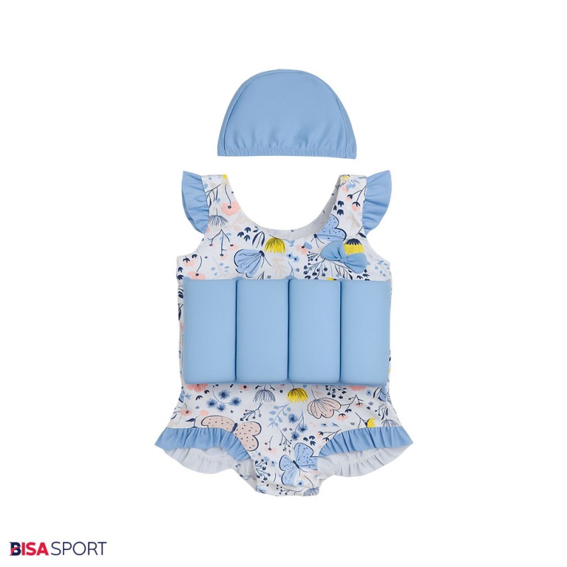 مایو شناور اسفنج دار طرح پروانه آبی