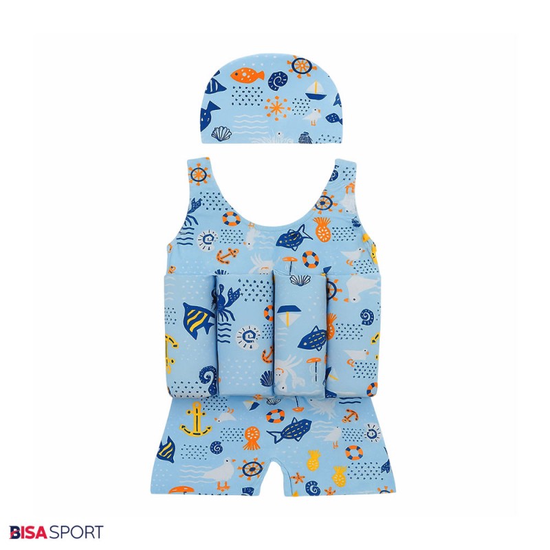 مایو شناور اسفنج دار طرح ماهی