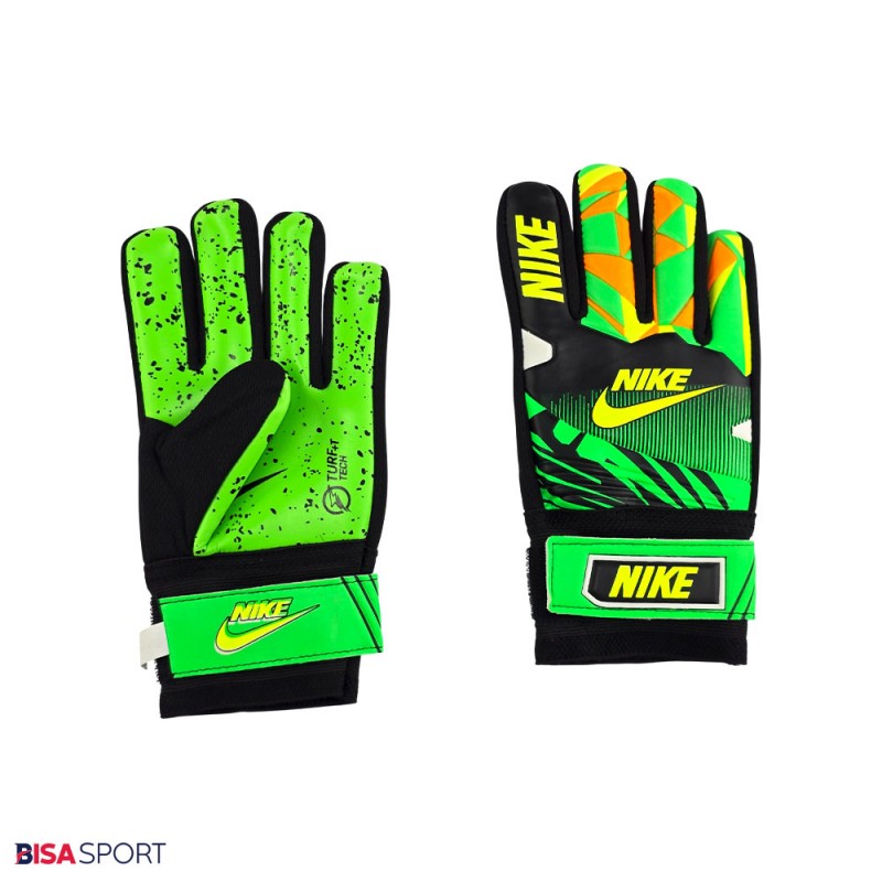 دستکش دروازه بانی نایک مدل TURF TECH بچه گانه سبز