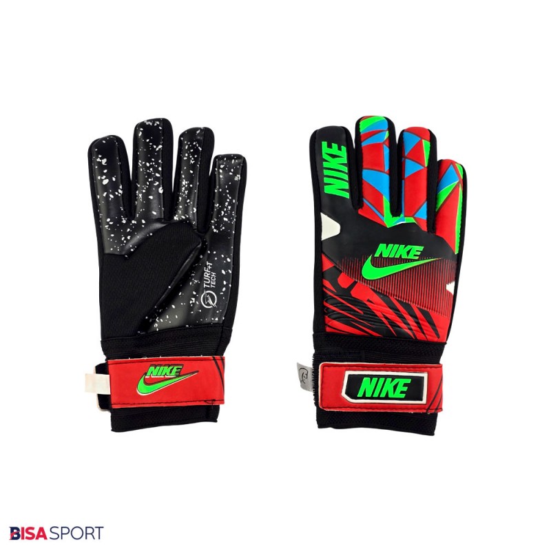 دستکش دروازه بانی نایک مدل TURF TECH2 بچه گانه قرمز
