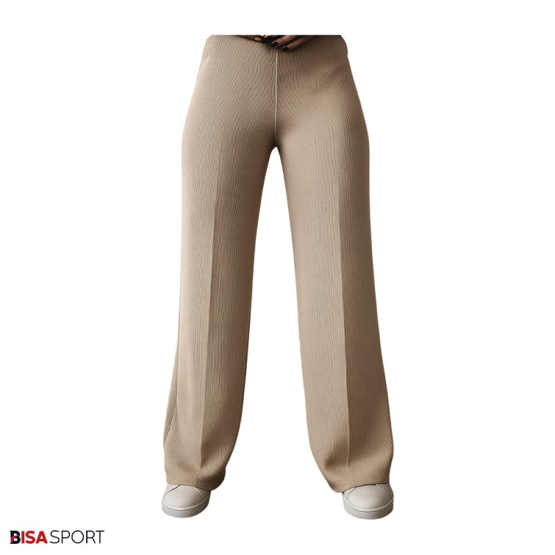 شلوار بگ کبریتی زنانه مدل ZARA کرم تیره (بژ)