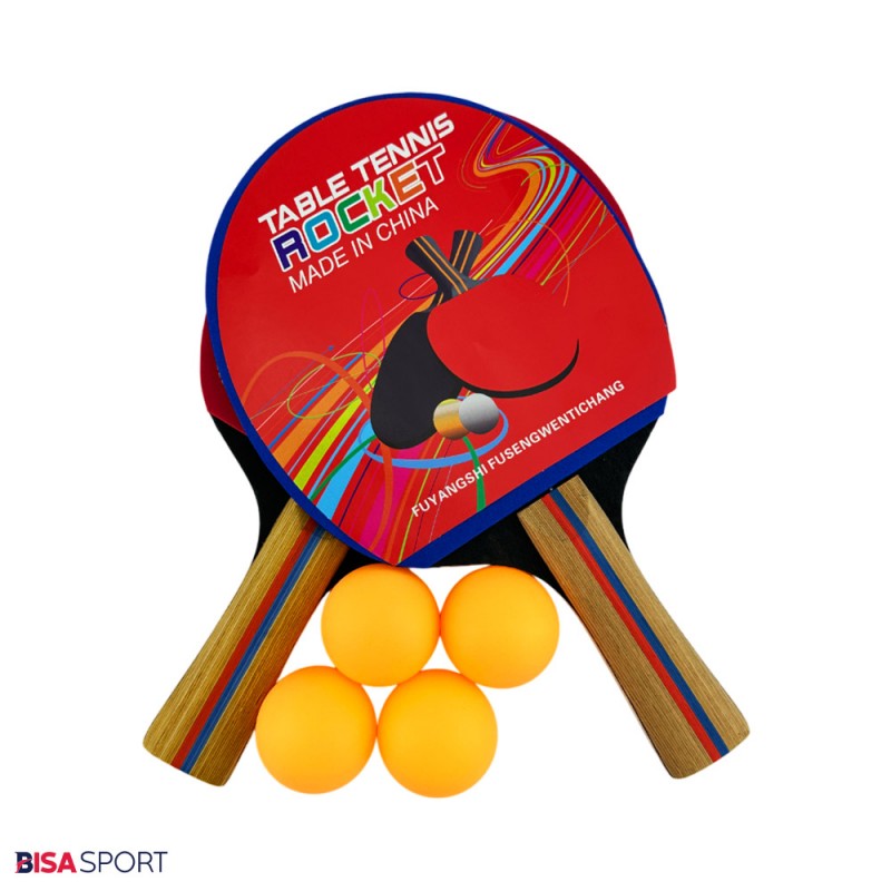 راکت پینگ پنگ جفتی به همراه 4 عدد توپ