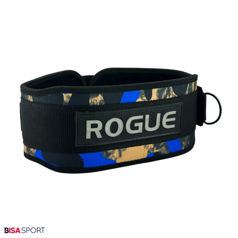 کمربند بدنسازی چسبی روگ مدل CROSSFIT آبی