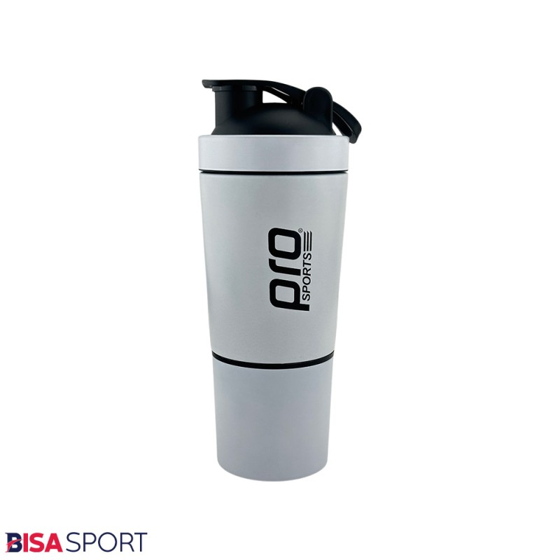 شیکر پرو اسپورتز مدل فلزی دوتیکه گنجایش 0.591 لیتر