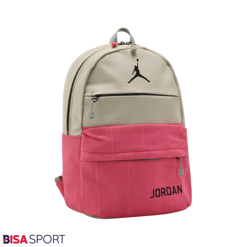 کوله پشتی ورزشی جردن مدل BS101 صورتی کرم