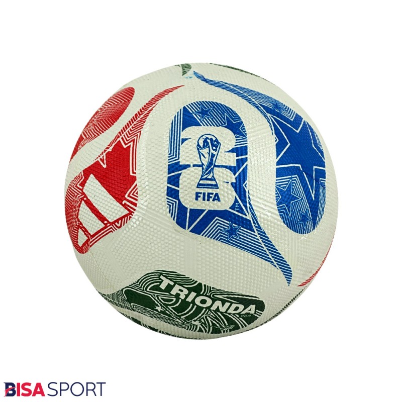 توپ فوتبال لاستیکی طرح جام جهانی 2026 TRIONDA سایز 4