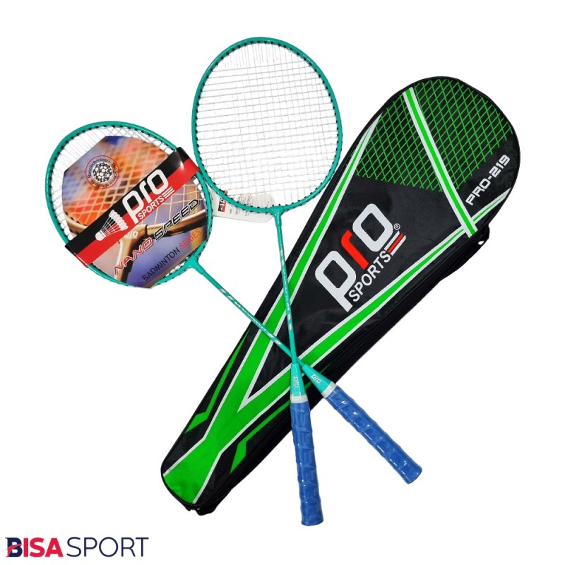 راکت بدمینتون جفتی پرو اسپرتز مدل PRO-219 | آبی