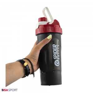 شیکر اسپایدر یک  تکه مدل BS-18 گنجایش 0.7 لیتر (درب پیچی)
