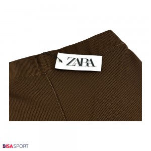 شلوار بگ کبریتی زنانه مدل ZARA قهوه ای