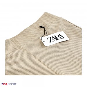 شلوار بگ کبریتی زنانه مدل ZARA کرم روشن