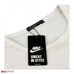 ست تاپ شلوارک بیسکوئیتی مردانه NIKE سفید