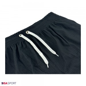 ست تاپ شلوارک بیسکوئیتی مردانه NIKE مشکی