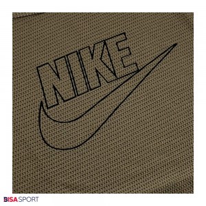 ست تاپ شلوارک بیسکوئیتی مردانه NIKE قهوه ای