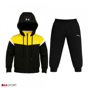 ست گرمکن شلوار ورزشی پسرانه آندر آرمور under armour (زرد)