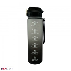 قمقمه پاستیلی  نی دار مدل REFILL گنجایش 1 لیتر (مشکی)