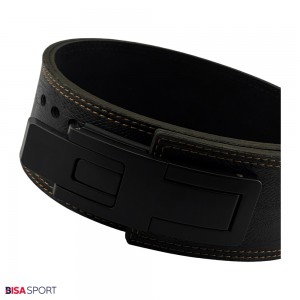 کمربند سوپر پاورلیفتینگ و بدنسازی آندر آرمور چرم طبیعی مدل اهرمی