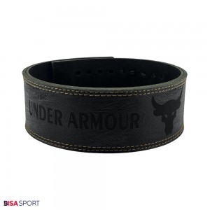 کمربند سوپر پاورلیفتینگ و بدنسازی آندر آرمور چرم طبیعی مدل اهرمی