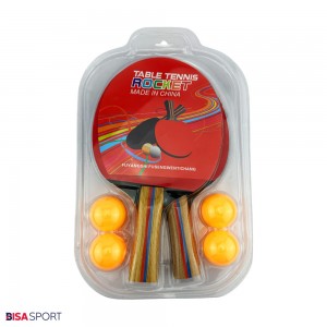 راکت پینگ پنگ جفتی به همراه 4 عدد توپ