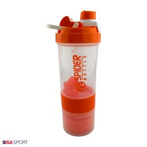 شیکر اسپایدر سه تکه مدل BS-43 گنجایش 0.5 لیتر (درب پیچی)