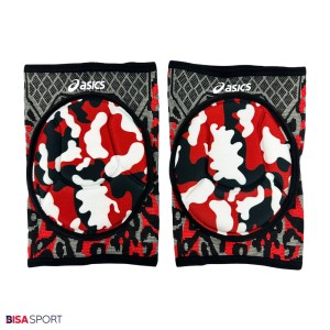 زانوبند والیبال ASICS مدل چریکی بسته 2 عددی قرمز