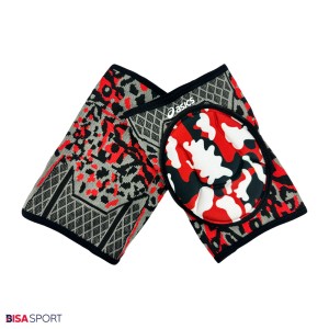 زانوبند والیبال ASICS مدل چریکی بسته 2 عددی قرمز