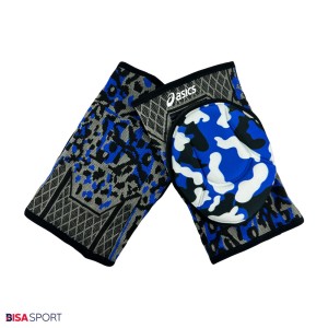 زانوبند والیبال ASICS مدل چریکی بسته 2 عددی  آبی
