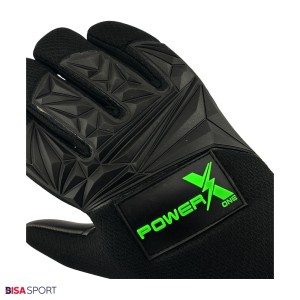 دستکش دروازه بانی پسرانه مدل POWER X سایز 8 سبز