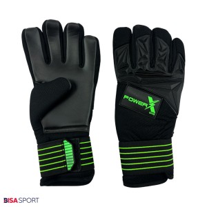 دستکش دروازه بانی پسرانه مدل POWER X سایز 8 سبز