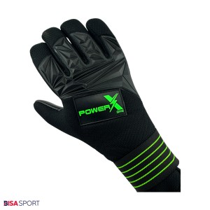دستکش دروازه بانی پسرانه مدل POWER X سایز 8 سبز
