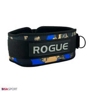 کمربند بدنسازی چسبی روگ مدل CROSSFIT آبی