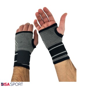 مچ بند طبی ورزشی بند دار چسبی مدل 807 بسته 2 عددی