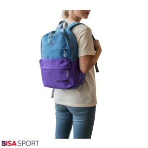 کوله پشتی ورزشی جردن مدل BS101 آبی بنفش
