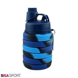 قمقمه تاشو سیلکونی مدل BS-7 گنجایش 0.5 لیتر