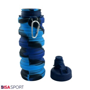 قمقمه تاشو سیلکونی مدل BS-7 گنجایش 0.5 لیتر