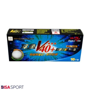 توپ پینگ پنگ دابل فیش مدل 3 ستاره +V40 بسته 10 عددی