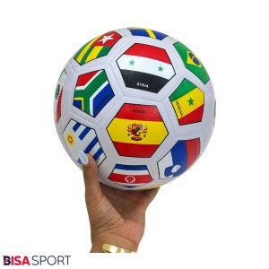 توپ فوتبال طرح پرچم کشور های جام جهانی 2026