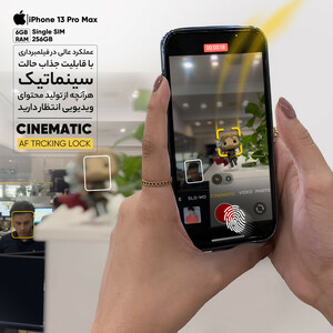 گوشی(کارکرده) موبایل اپل مدل iPhone 13 Pro Max LLA تک سیم‌ کارت ظرفیت 256 گیگابایت و رم 6 گیگابایت  استوک