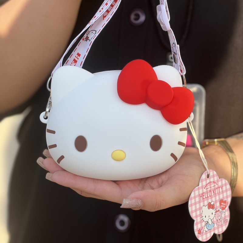 کیف دوشی اورجینال سانریو طرح کیتی سایز کوچک