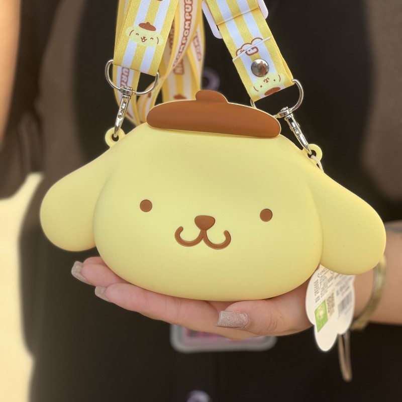 کیف دوشی اورجینال سانریو طرح پوم پوم پورین سایز کوچک