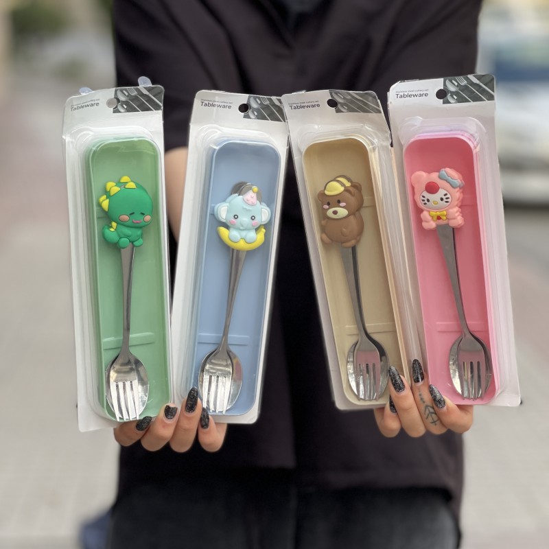 قاشق و چنگال عروسکی