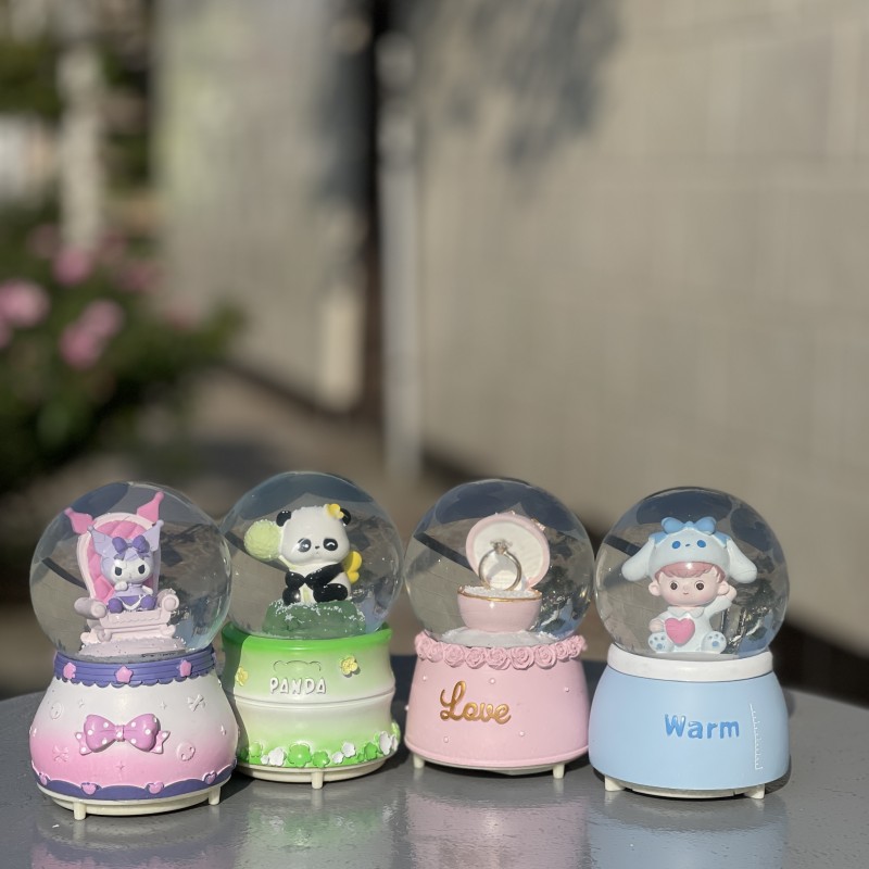 گوی برفی چراغدار و موزیکال با پمپاژ برف