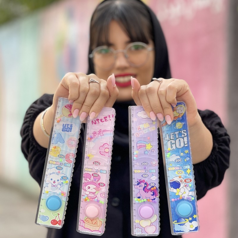 خط کش آکواریومی و بازی دار