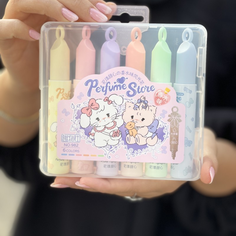 هایلایتر ۶ رنگ فانتزی