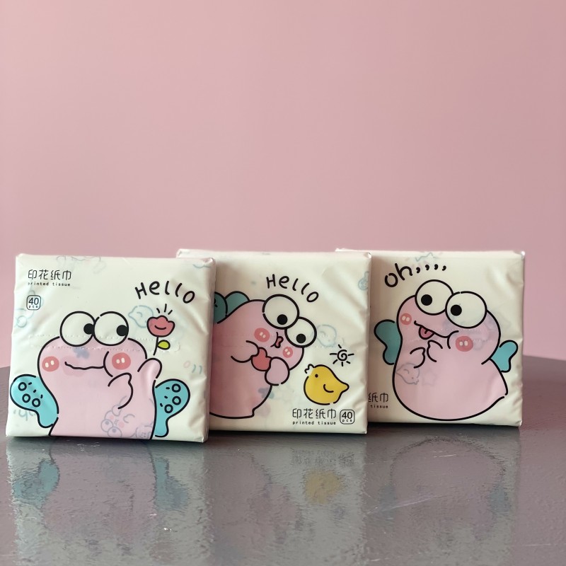 دستمال کاغذی  مربعی طرح دار