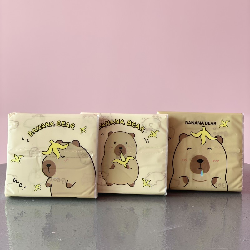 دستمال کاغذی  مربعی طرح دار