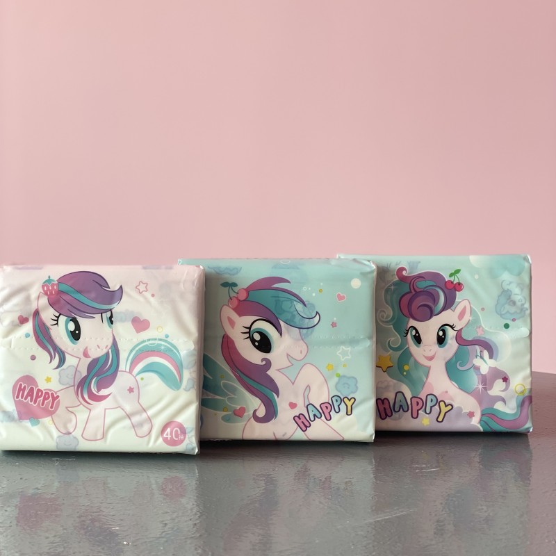 دستمال کاغذی  مربعی طرح دار