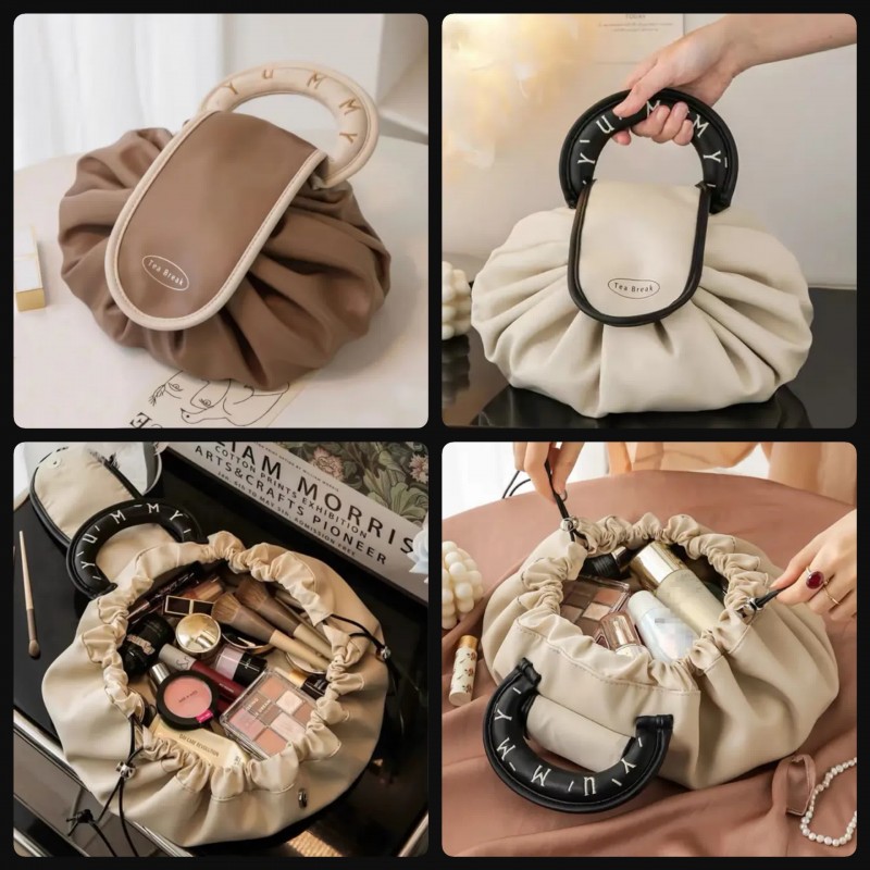 کیف لوازم آرایشی جمع شونده بسیار جادار yammy