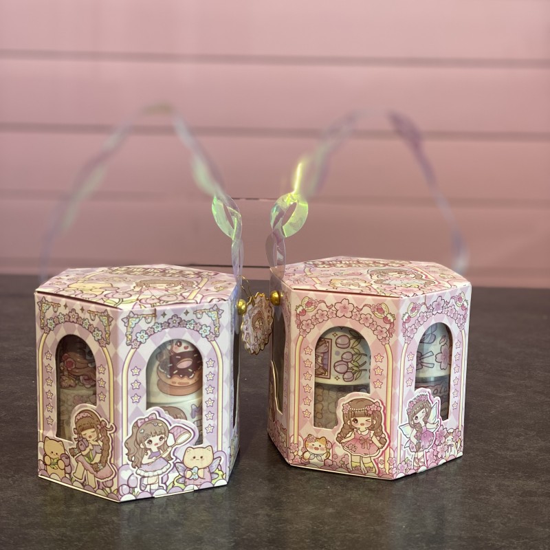 چسب واشی طرحدار ۶ عددی